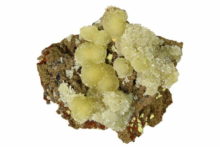 Yellow-Green Austinite Crystal Formation - Durango, Mexico #154717